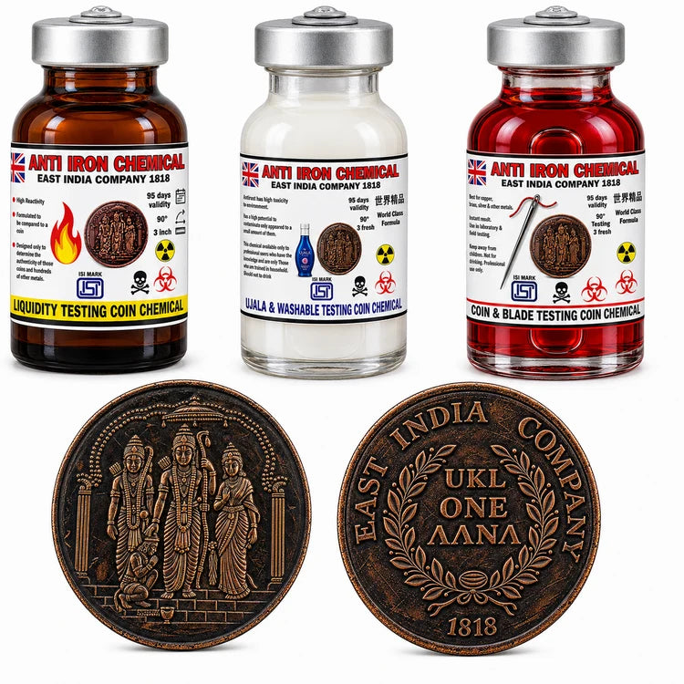 Complete Testing Kit – 3 Chemicals + 1 Testing Coin 🧪🪙 Sale price